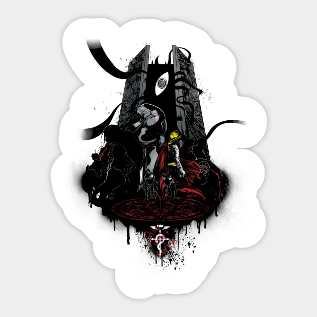 FullMetal Tee Sticker by Fearcheck